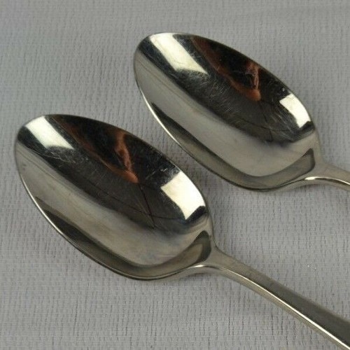 2 cucharas de sopa Villeroy & Boch Sereno punta puntiaguda informal lisa acero inoxidable - Imagen 3 de 6
