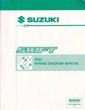 1993-1994 Suzuki Swift Wiring Diagram Manual Dealer Electrical Schematic Book