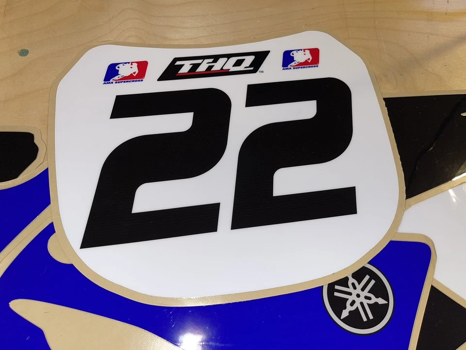 Calcomanías adhesivas YZ125 YZ250 YAMAHA para gráficos 2002-2004 Motocross MX Foto 4 de 4
