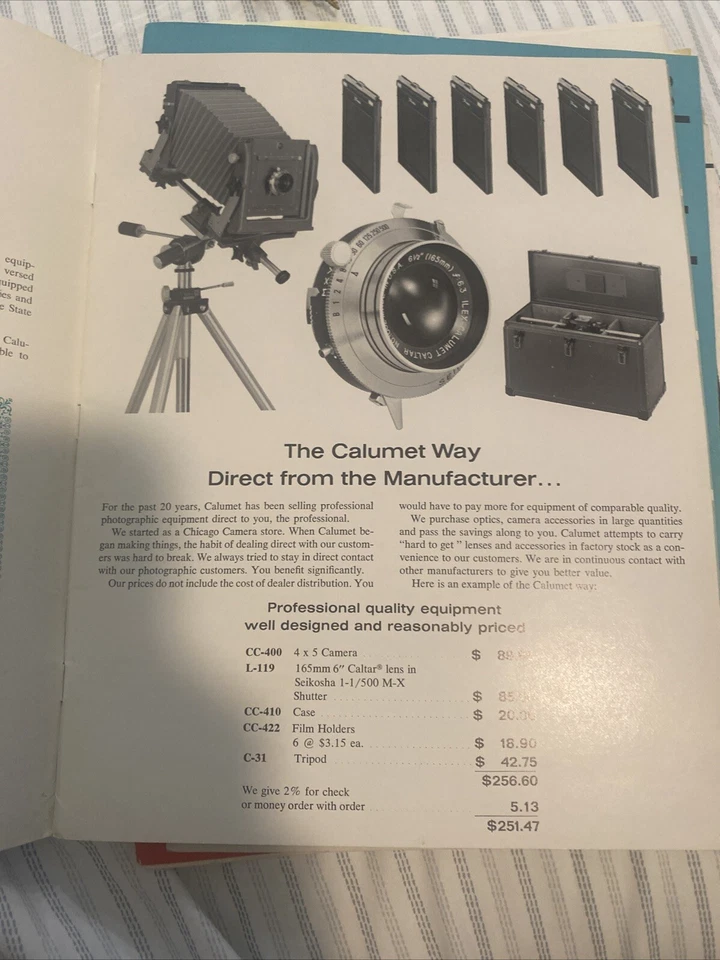 Vintage 1966 Calumet Camera Catalog - Image 2 of 4