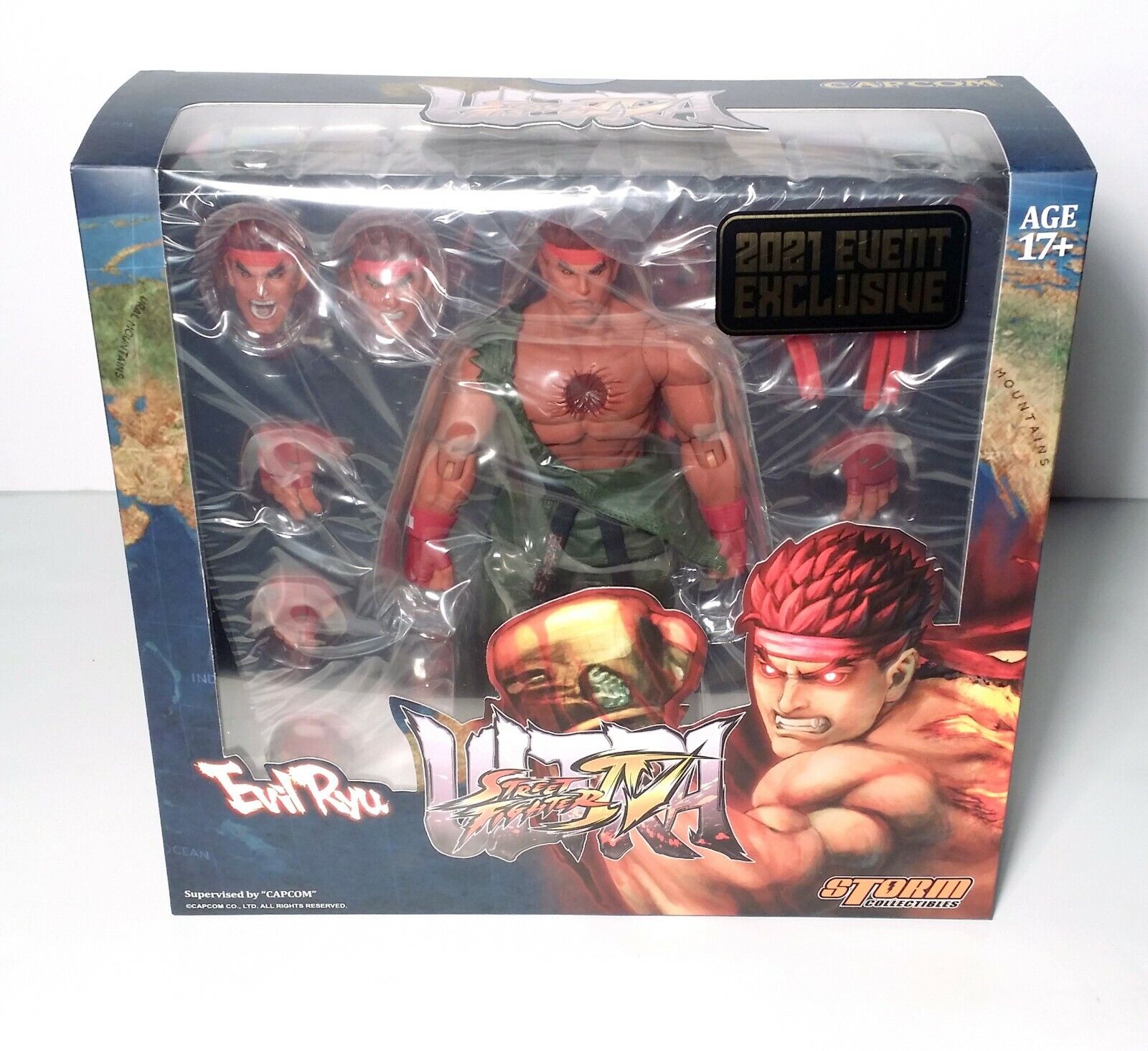 Evil Ryu - Storm Collectibles Action Figure - Ultimate Street Fighter –  Ravenshire Hobby