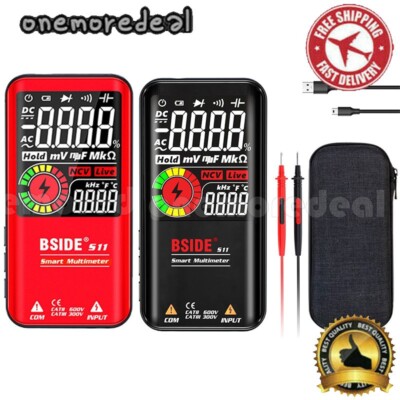 BSIDE S11 Rechargeable Smart Multimeter Tester AC DC Voltage Resistance Tester 