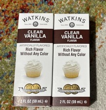 Watkins Clear Vanilla Flavor 2 Fl/Oz Pack of 2