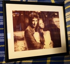 Foto originale Francesco Nuti e Ornella Muti film Stregati con Cornice