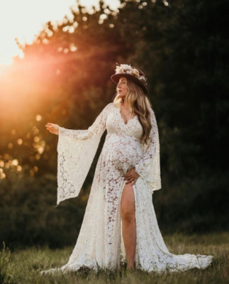 PinkBlush Mauve Lace Mesh new Overlay Long