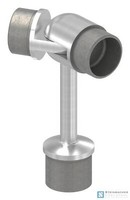 Edelstahl Stopfen FüR Rohr 42,4 X 2,0Mm, Oben Mit GelenkstüCk, V2A