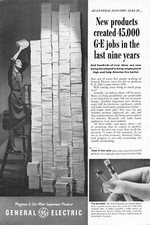 General Electric Print Ad Vintage Advertisement Transistor Technology 1954