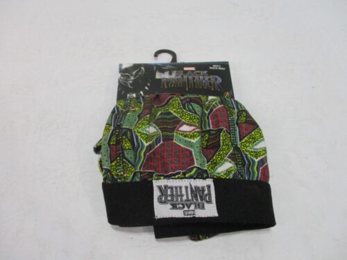 Black Panther Boxer Briefs Mens Medium Green Marvel Avengers Polyester New - Picture 1 of 10