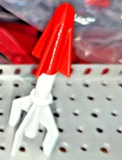 1 NEW A.C. GILBERT erector set STYLE REPLACEMENT RED/WHITE  ROCKET