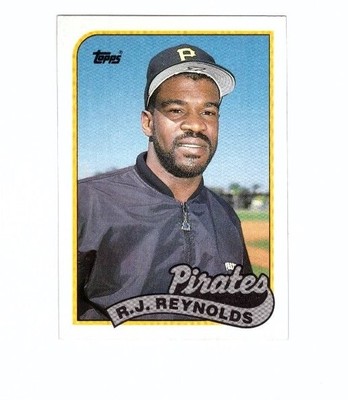 1989 Topps Baseball card #658 R. J. Reynolds Pittsburgh Pirates | eBay