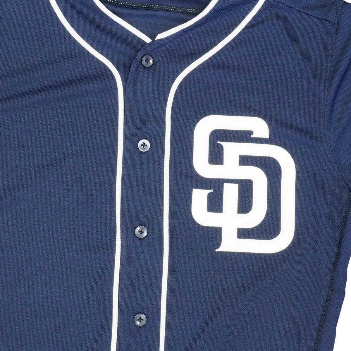 San Diego Padres Majestic Alternate 50th Anniversary Flex Base Authentic Collection Team Jersey - Navy