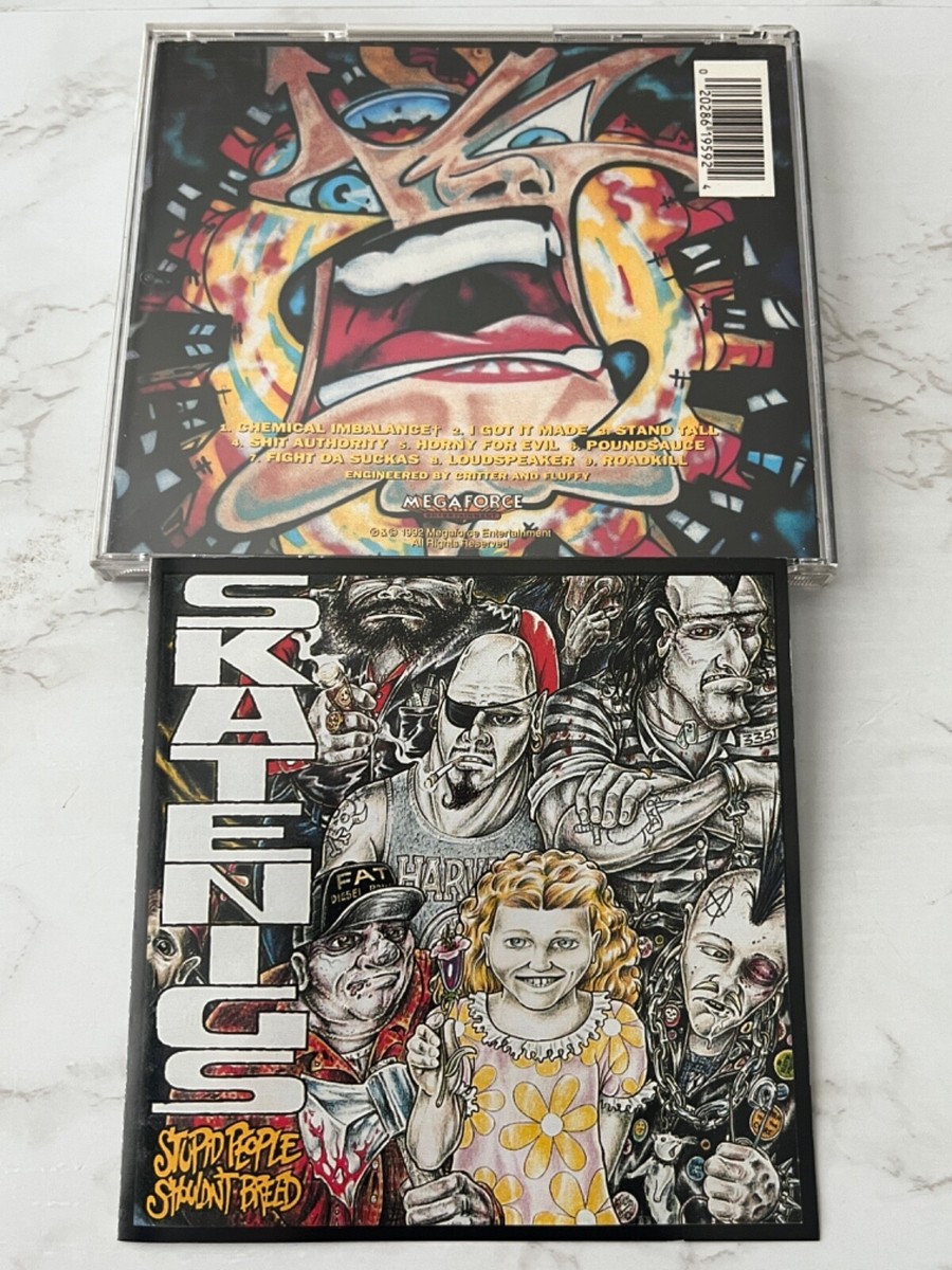 Skatenigs Stupid People Shouldn't Breed CD ORIG 1992 Megaforce