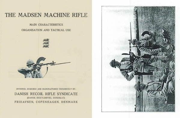Madsen 1938 Model 1920 Machine Rifle Specs Tactics and Organization