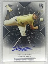 2021 LEAF PERFECT GAME GRANT SELIG BLACK PAPER AUTO # 5/50