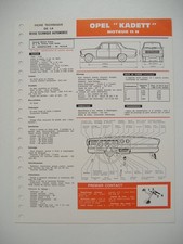 Moteur Opel KADETT