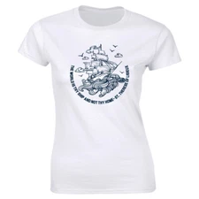 The World Is Thy Ship And Not Thy Home St. Therese of Lisieux T-Shirt for Women