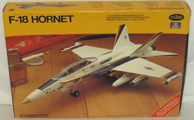 Testors/Italeri #681 F-18 Hornet 1:72 Scale Open Box (PV) (DD)