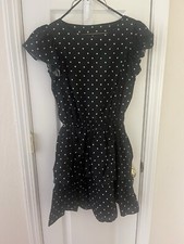 Adorable 60s Polkadot One Piece Romper Size Small