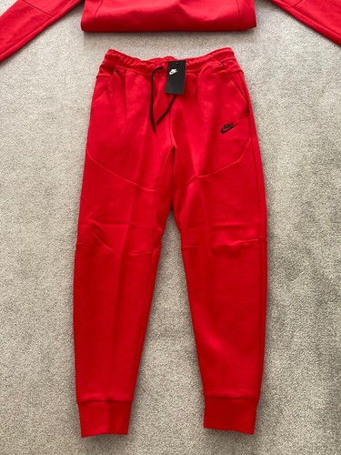 Nike Tech Tracksuit SET Fleece Taped CU4489 657 RED TN 95 New Mens Sizes XL, XXL - Picture 9 of 12