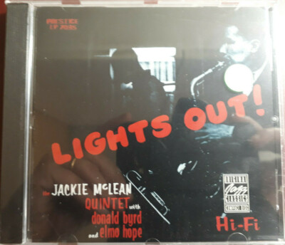 JACKIE MCLEAN-LIGHTS OUT! *CD BRAND NEW STILL SEALED NEU SEALED RARE