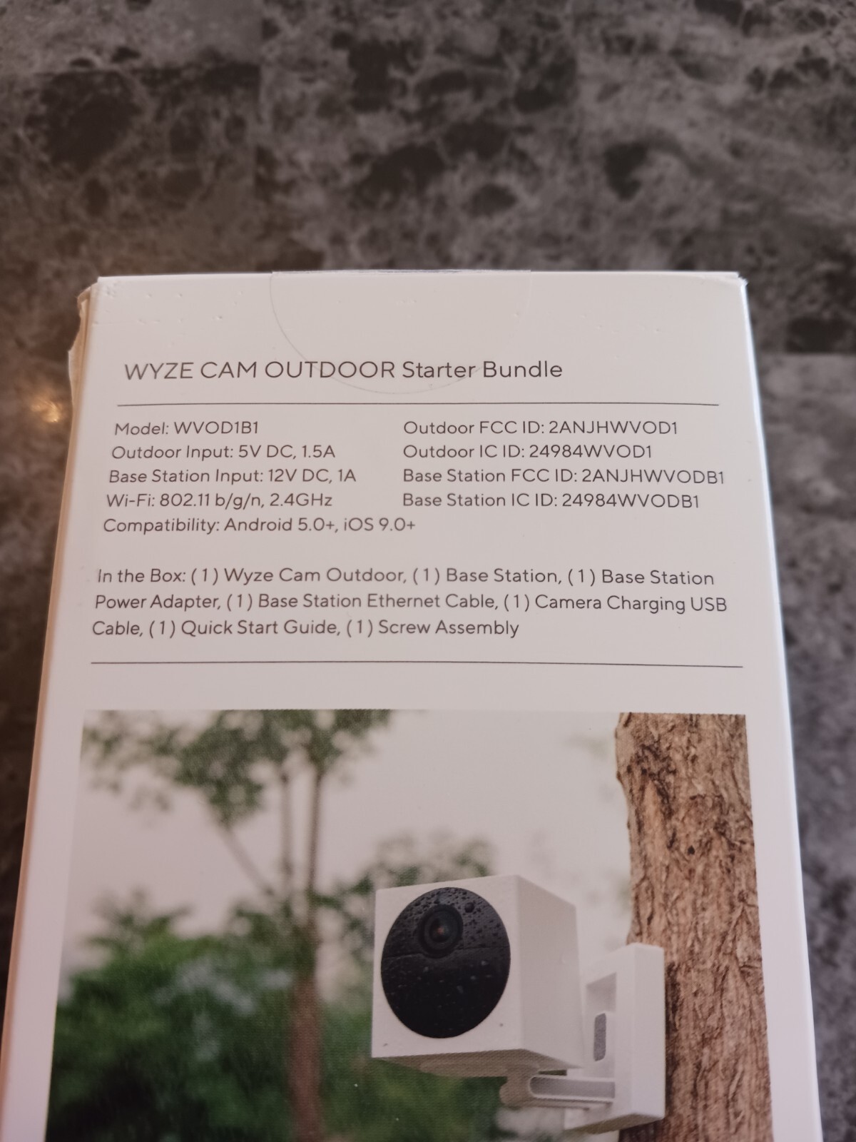 Wyze Cam Outdoor Starter Bundle (Base Station and 1 Cam) 1080p HD Indoor/Outdoor