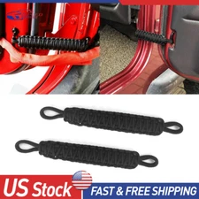 2x Heavy Duty Door Limiting Straps for 1976-2021 Jeep Wrangler JL JK TJ LJ YJ CJ