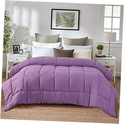  All Season Pre Washed Soft Microfiber White Goose Down Alternative Comforter 