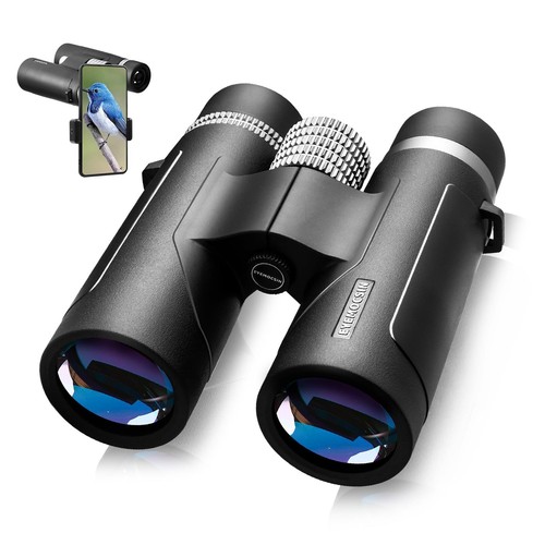 10x42 HD Binoculars for Adults High Power Waterproof Bird Watching