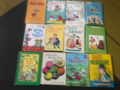 Lot Of 12 HC vintage matte I Can Read all by myself easy reader Hardcover Books