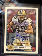 Jimmy Graham Autographed Sports Card New Orleans Saints