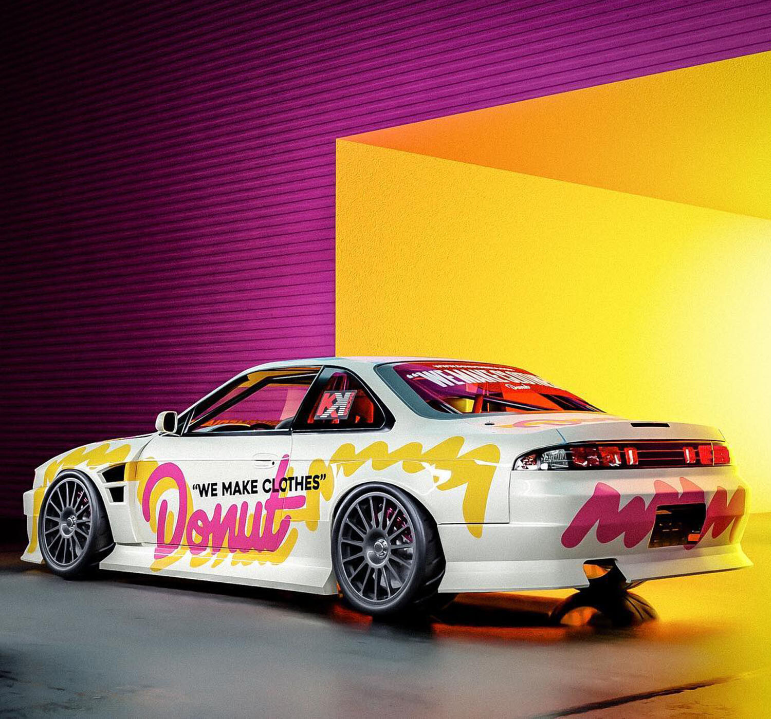 Kbd KBD Body Kits Kouki 4 Pc Polyurethane Full Body Kit For 240SX S14 1997 ...