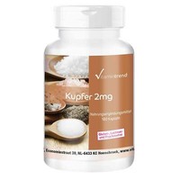 Kupfer 2 Mg - 180 Kapseln Aus Kupferbisglycinat FüR 1/2 Jahr, Vegan Vitamintrend