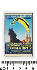 calamita pubblicità modena corse trotto cavalli fiera lambrusco vino trattore