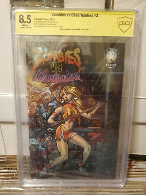 Zombies Vs. Cheerleaders #3 Signed By Bill McKay Cbcs 8.5