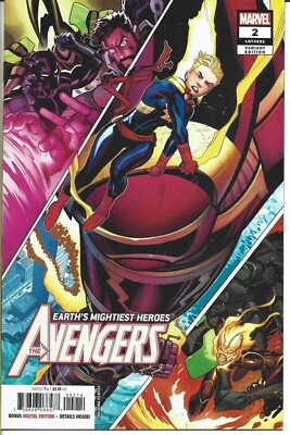 AVENGERS #2 MCGUINNESS VARIANT 4TH PRINT MARVEL COMICS 2018 NEW UNREAD B / B