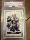 2023 Topps Motif Tom Brady Patriots 6/8 Winssor Green PSA 10 POP 2