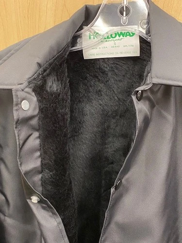 Vintage 70s Streetwear Mens HOLLOWAY Sideline Coaches Windbreaker Jacket USA NWT image 5