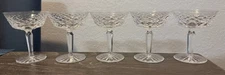5 Champagne/Tall Sherbet Tyrone (Cut) by Waterford Crystal 4 3/4"