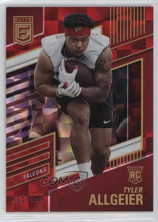 2022 Panini Donruss Elite Rookies Red 115/399 Tyler Allgeier #113 Rookie RC 0i1b