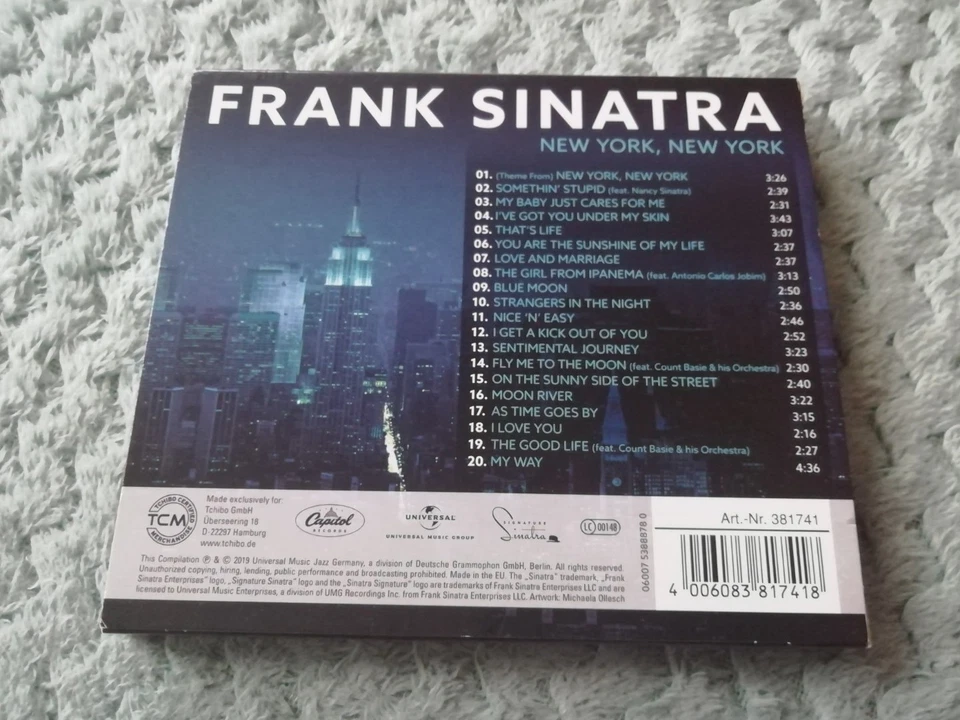 FRANK SINATRA  CD  NEW YORK, NEW YORK   20  SONGS   FIRST PRESS  2019 - Bild 2 von 4