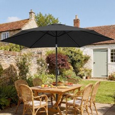 2m Garden Parasol Umbrella, Outdoor Table Parasol Umbrella with Tilt
