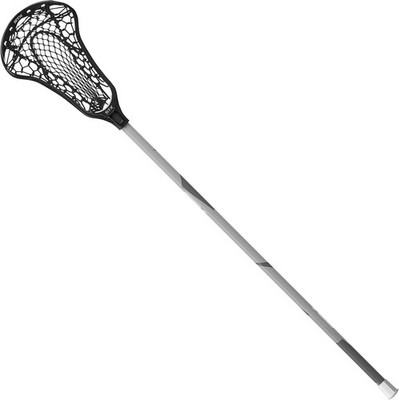 STX Lacrosse Women's Crux 400 Complete Stick with Mesh 2 Pocket Black 