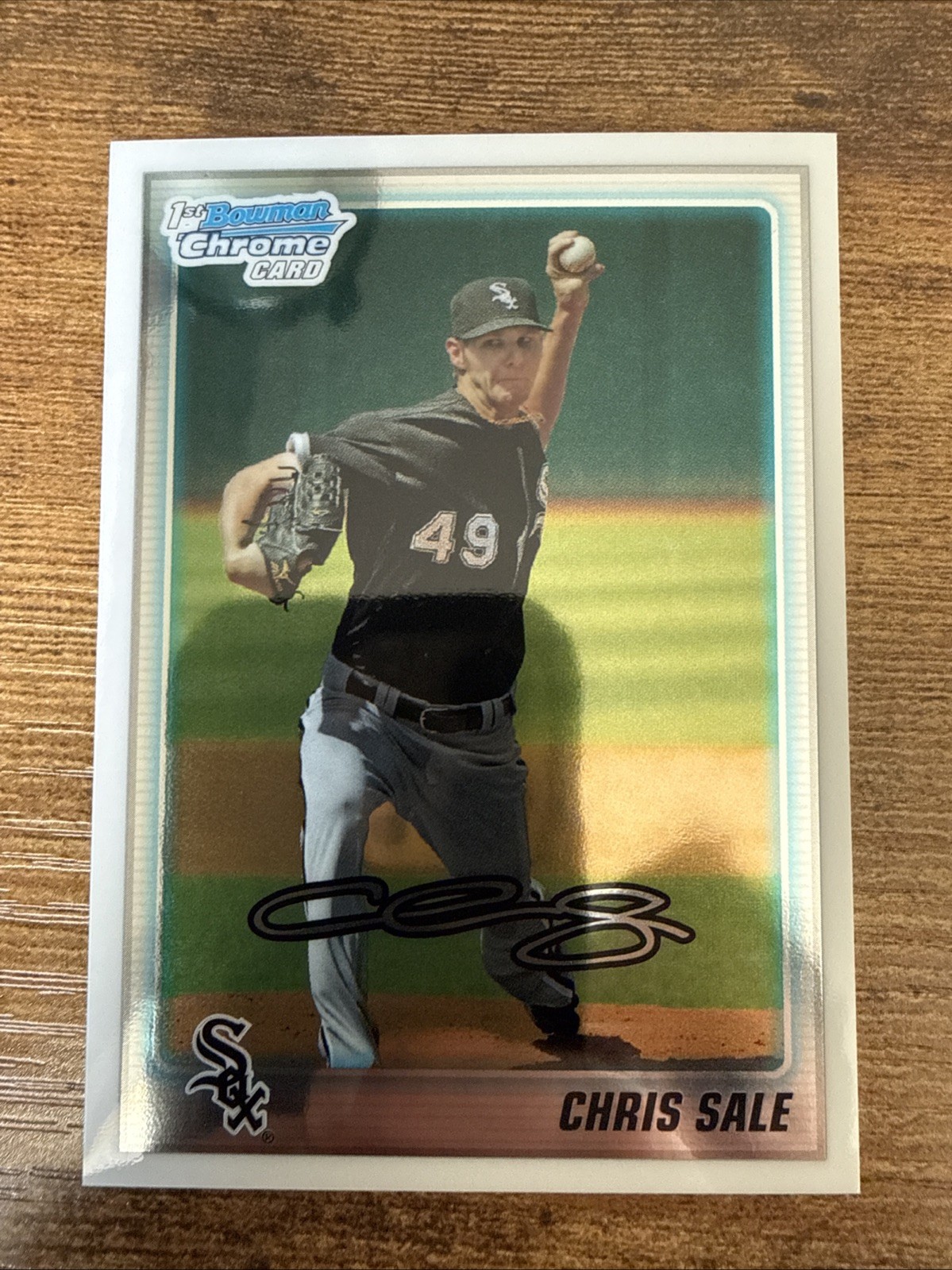2010 Bowman Draft Picks & Prospects - Chrome Draft Picks Chris Sale #BDPP92 (RC)