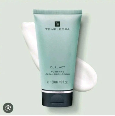 Temple Spa Dual Act Purifying Cleanser Lotion 150ml,RRP£25