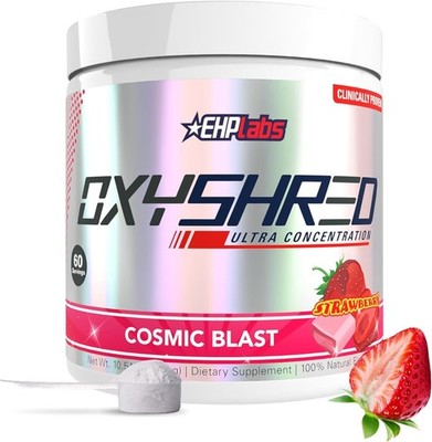 EHP LABS OxyShred Pre Workout   Cosmic Blast, 60 Servings