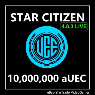 STAR CITIZEN - 10,000,000 aUEC (Alpha UEC) for 4.8.3 LIVE