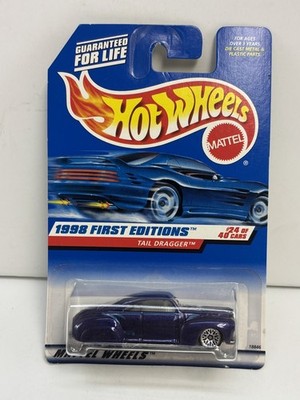 Hot Wheels 1998 First Editions #24 of 40 Tail Dragger Die Cast Car