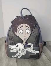 RARE Loungefly Tim Burton's Corpse Bride Victor and Scraps Mini Backpack NWT