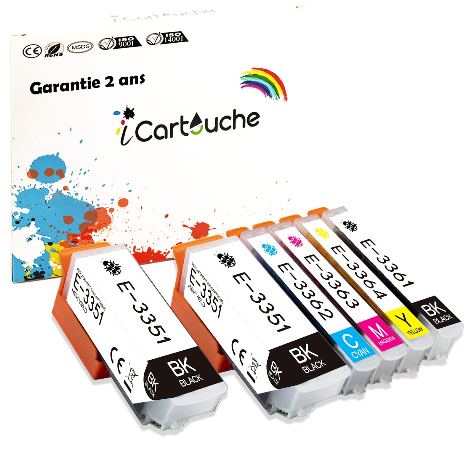 Cartouche d'encre compatible Epson 33XL résout les problèmes de buses bouchées sur XP-530