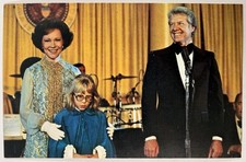Jimmy Carter 1977 Inaugural Ball Rosalynn Amy Carter Mike & Robert Postcard